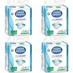 Mavi Beyaz Ped Külot 120 Adet Medium Hasta Bezi