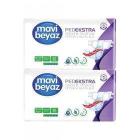 Mavi Beyaz Pedekstra Large 60 Adet Hasta Bezi
