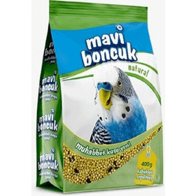 Mavi Boncuk 400 gr Kabuksuz Muhabbet Kuşu Yemi