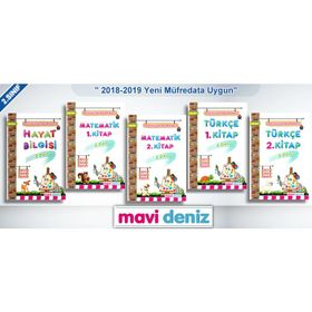 Mavi Deniz Yayınları 2. Sınıf Tüm Dersler Eğitim Seti 5 Kitap Set
