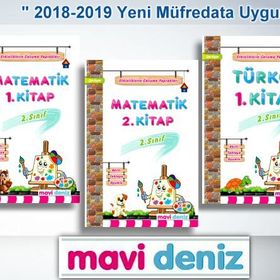 Mavi Deniz Yayınları 2. Sınıf Tüm Dersler Eğitim Seti 5 Kitap Set