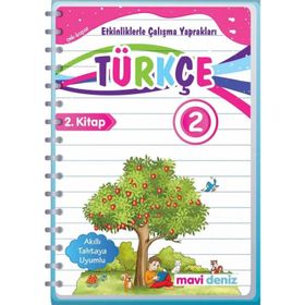 Mavi Deniz Yayınları 2. Sınıf Türkçe 2. Kitap