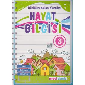 Mavi Deniz Yayınları 3. Sınıf Hayat Bilgisi Etkinliklerle Çalışma Yaprakları