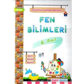 Mavi Deniz Yayınları 4. Sınıf Fen Bilimleri Çalışma Kitabı