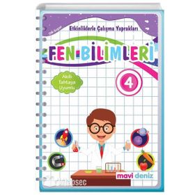 Mavi Deniz Yayınları 4. Sınıf Fen Bilimleri Çalışma Kitabı