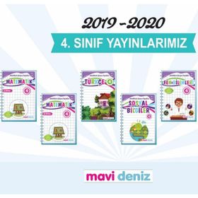 Mavi Deniz Yayınları 4. Sınıf İngilizce Dahil Set
