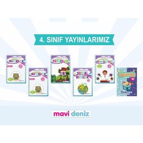 Mavi Deniz Yayınları 4. Sınıf İngilizce Dahil Set
