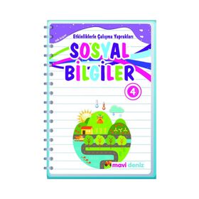 Mavi Deniz Yayınları 4. Sınıf Sosyal Bilgiler Etkinliklerle Çalışma Yaprakları