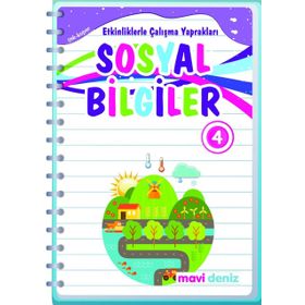 Mavi Deniz Yayınları 4. Sınıf Sosyal Bilgiler Etkinliklerle Çalışma Yaprakları