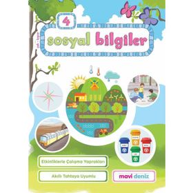 Mavi Deniz Yayınları 4. Sınıf Sosyal Bilgiler Etkinliklerle Çalışma Yaprakları
