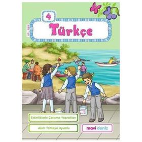 Mavi Deniz Yayınları 4. Sınıf Türkçe Etkinliklerle Çalışma Yaprakları
