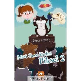Mavi Gece Kedisi Piksel 2 - Binnur Miniç