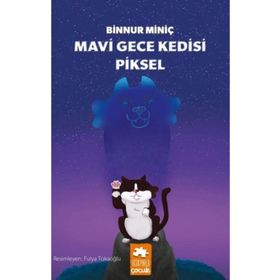 Mavi Gece Kedisi Piksel - Binnur Miniç
