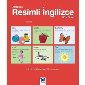 Mavi Kelebek Yayınları Alfabetik Resimli İngilizce Sözcükler