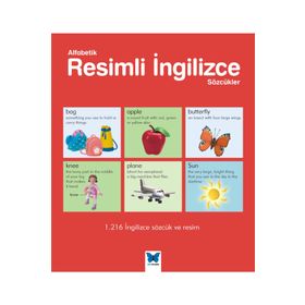 Mavi Kelebek Yayınları Alfabetik Resimli İngilizce Sözcükler