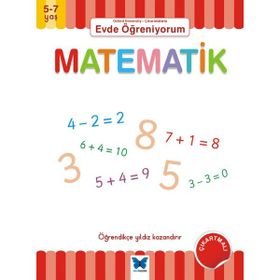 Mavi Kelebek Yayınları Evde Öğreniyorum - Matematik