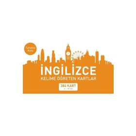 Mavi Kelebek Yayınları - İngilizce Kelime Öğreten Kartlar Turuncu Kutu