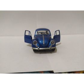 Mavi Kraliyet İlan Metal Vosvos Dünyası Kapılar Kaput Açılır Çek Bırak Sessiz 12 cm Ölçek 1:24 Model Araba