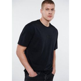 Mavi M0610100-900 Bisiklet Yaka Baskılı Siyah Erkek T-Shirt