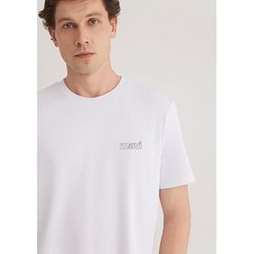 Mavi M0610360-620 Bisiklet Yaka Loose Fit Düz Erkek T-shirt