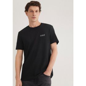 Mavi M0610360-900 Bisiklet Yaka Loose Fit Düz Erkek T-Shirt