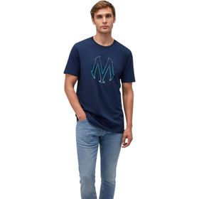 Mavi M0610635-70490 Bisiklet Yaka Regular Fit Baskılı Lacivert Erkek T-shirt