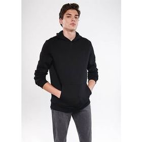 Mavi M0610937-900 Kapüşonlu Regular Fit Düz Siyah Erkek Şardonlu Sweatshirt