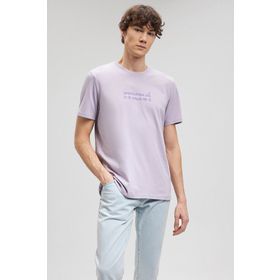 Mavi M0610943-70544 Lavender Aura Regular Mavi Baskılı Erkek T-shirt