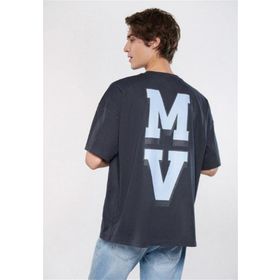 Mavi M0611205-82336 Derin Tas Gri Erkek MVTR91 Baskılı T-Shirt