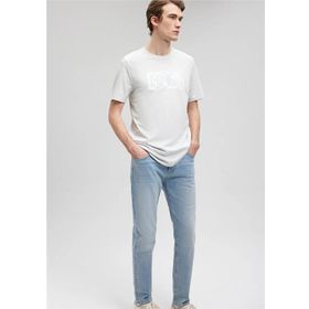 Mavi M0611789-80618 Sis Gri Regular İstanbul Baskılı Erkek T-shirt