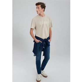 Mavi M0611956-82393 Açık Bej Regular İstanbul Erkek T-shirt