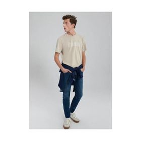 Mavi M0611956-82393 Açık Bej Regular İstanbul Erkek T-shirt