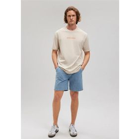 Mavi M0612058-70039 Bej Erkek T-shirt