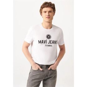 Mavi M066195-620 Beyaz Erkek T-Shirt