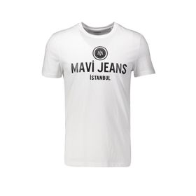 Mavi M066195-620 Beyaz Erkek T-Shirt