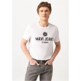 Mavi M066195-620 Beyaz Erkek T-Shirt