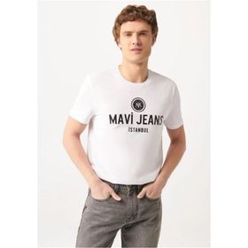 Mavi M066195-620 Beyaz Erkek T-Shirt