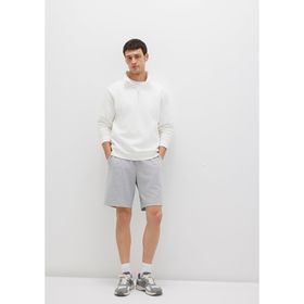 Mavi M066935-35010 Normal Bel Slim Fit Düz Açık Gri Erkek Şort