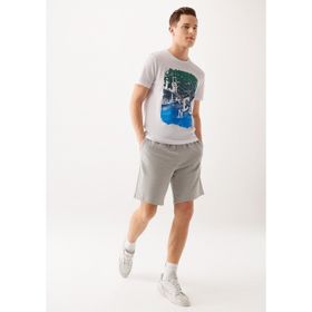 Mavi M066935-35010 Normal Bel Slim Fit Düz Açık Gri Erkek Şort