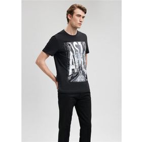 Mavi M067053-900 Galata İstanbul Siyah Erkek T-Shirt