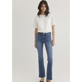Mavi M1013683650 Molly Mid Brushed Str Kadın İspanyol Paça Denim Pantolon