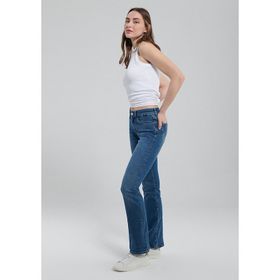 Mavi M1013683650 Molly Mid Brushed Str Kadın İspanyol Paça Denim Pantolon