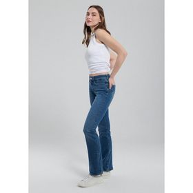 Mavi M1013683650 Molly Mid Brushed Str Kadın İspanyol Paça Denim Pantolon