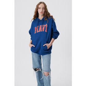 Mavi M1600361-82625 Kapüşonlu Lacivert Kadın Sweatshirt