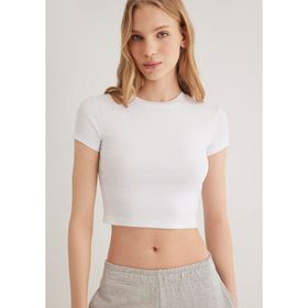Mavi M1600814-620 Bisiklet Yaka Normal Kalıp Kadın T-Shirt