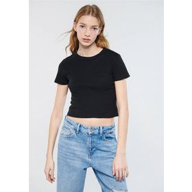 Mavi M1600814-900 Bisiklet Yaka Normal Kalıp Kadın T-Shirt