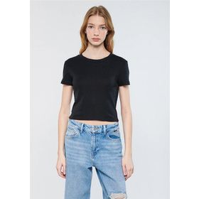 Mavi M1600814-900 Bisiklet Yaka Normal Kalıp Kadın T-Shirt