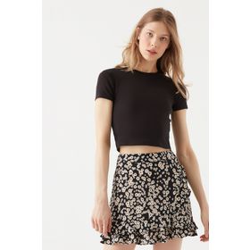 Mavi M1600814-900 Bisiklet Yaka Normal Kalıp Kadın T-Shirt