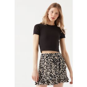 Mavi M1600814-900 Bisiklet Yaka Normal Kalıp Kadın T-Shirt