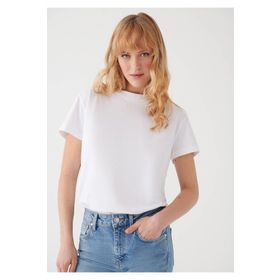 Mavi M1600955-620 Bisiklet Yaka Normal Kalıp Kadın T-Shirt